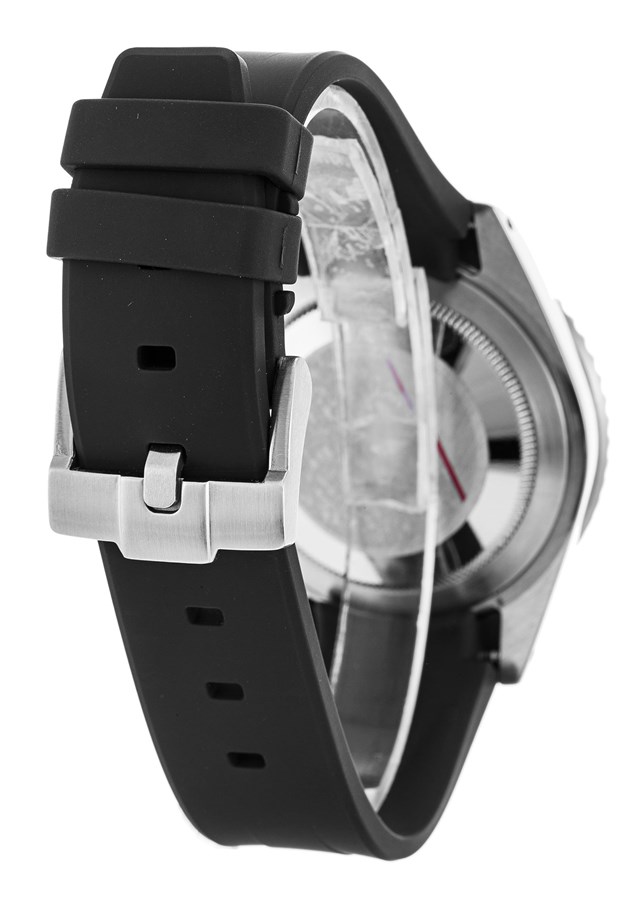 Fake Rolex GMT-Master Black Rubber Strap Watches UK
