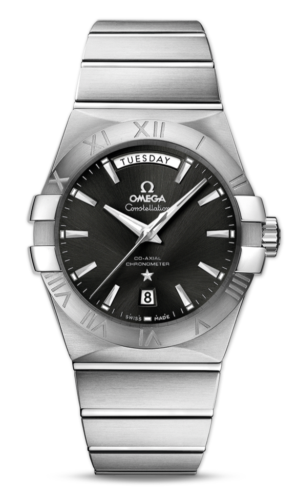 Omega Constellation Day-Date Black Dial Replica Watches UK