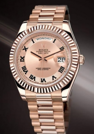 Pink Dials Rolex Day-Date Fake Watches