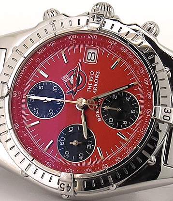 Best Swiss Red Dials Breitling Chronomat Red Arrows Limited Edition Copy Watches