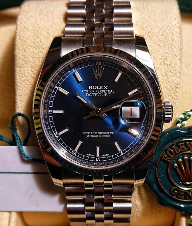This Datejust has contained all the iconic features of Rolex.