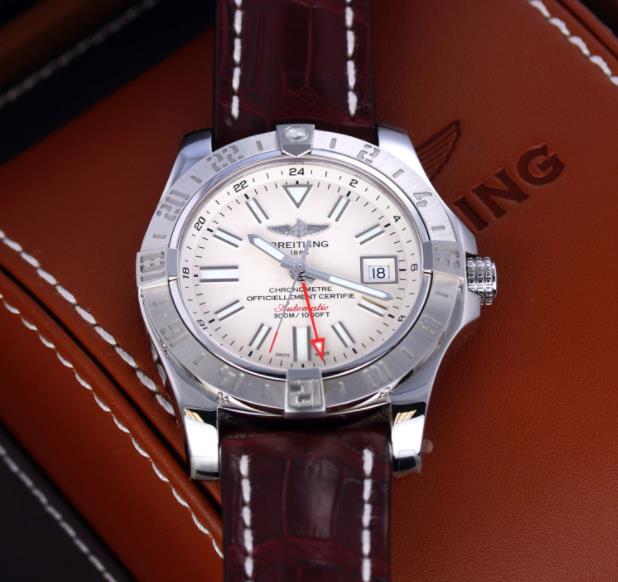 The silvery dials fake watches are designed for men.
