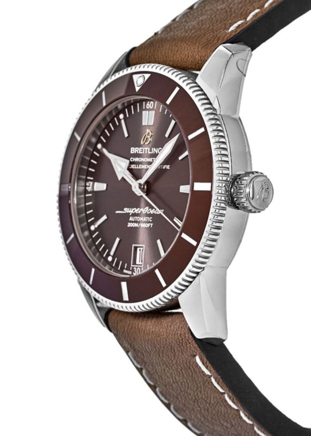The brown straps fake watches have brown dials.